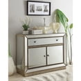 thumbnail image 4 of Coast To Coast Imports Estaline Champagne and Mirror One Drawer Two Door Cabinet, 4 of 8
