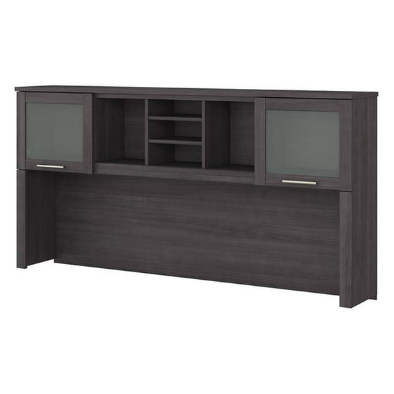 Scranton & Co Furniture Somerset 72W Desk Hutch in Storm Gray
