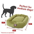 thumbnail image 5 of Majestic Pet Villa Velvet Bagel Pet Bed for Dogs, Calming Dog Bed Washable, Medium, Apple, 5 of 6