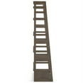 thumbnail image 4 of Simpli Home Acadian Wood 63" x 30" Transitional Ladder Shelf Bookcase in Farmhouse Gray, 4 of 10