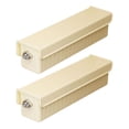 thumbnail image 2 of Soporte de guardarropa de almacenamiento de calcetines montados en la pared Modern Decorative Underwear Organizer Cajón de cajón para ropa Cinturas 2 piezas beige, 2 of 8