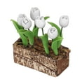 thumbnail image 1 of Tulipanes de Muñecas Flor de Tulipanes, Tulips Artificiales Simulados Flor Modelo Miniatura Miniatura para Hogar, 1 of 7
