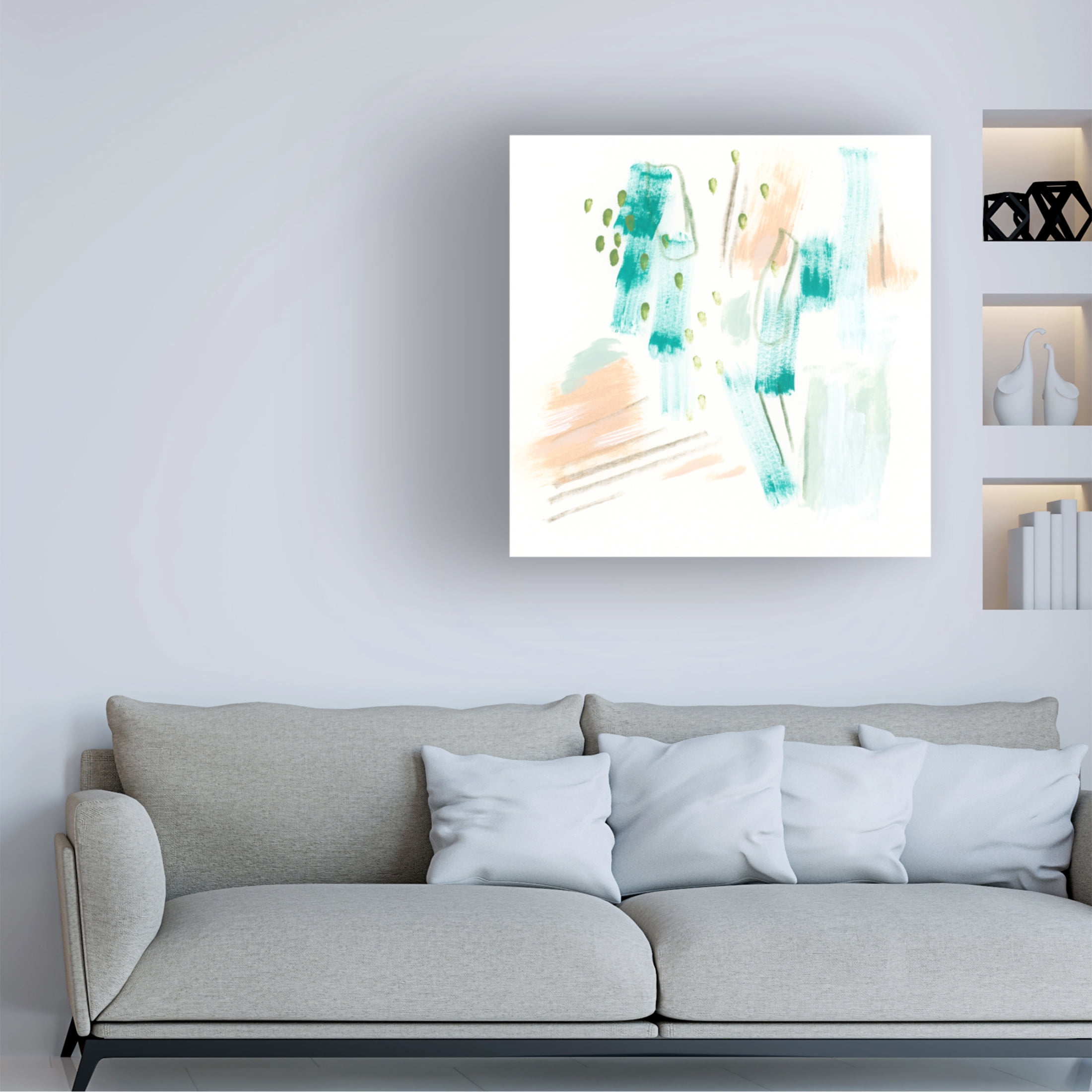 Trademark Fine Art June Erica Vess Counting House III Canvas Wall Art