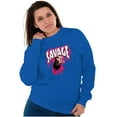 thumbnail image 4 of Smurfs Villain Savage Graffiti Sweatshirt for Men or Women Brisco Brands M, 4 of 6