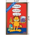 thumbnail image 3 of Garfield - Brain Wall Poster, 14.725" x 22.375" Framed, 3 of 5