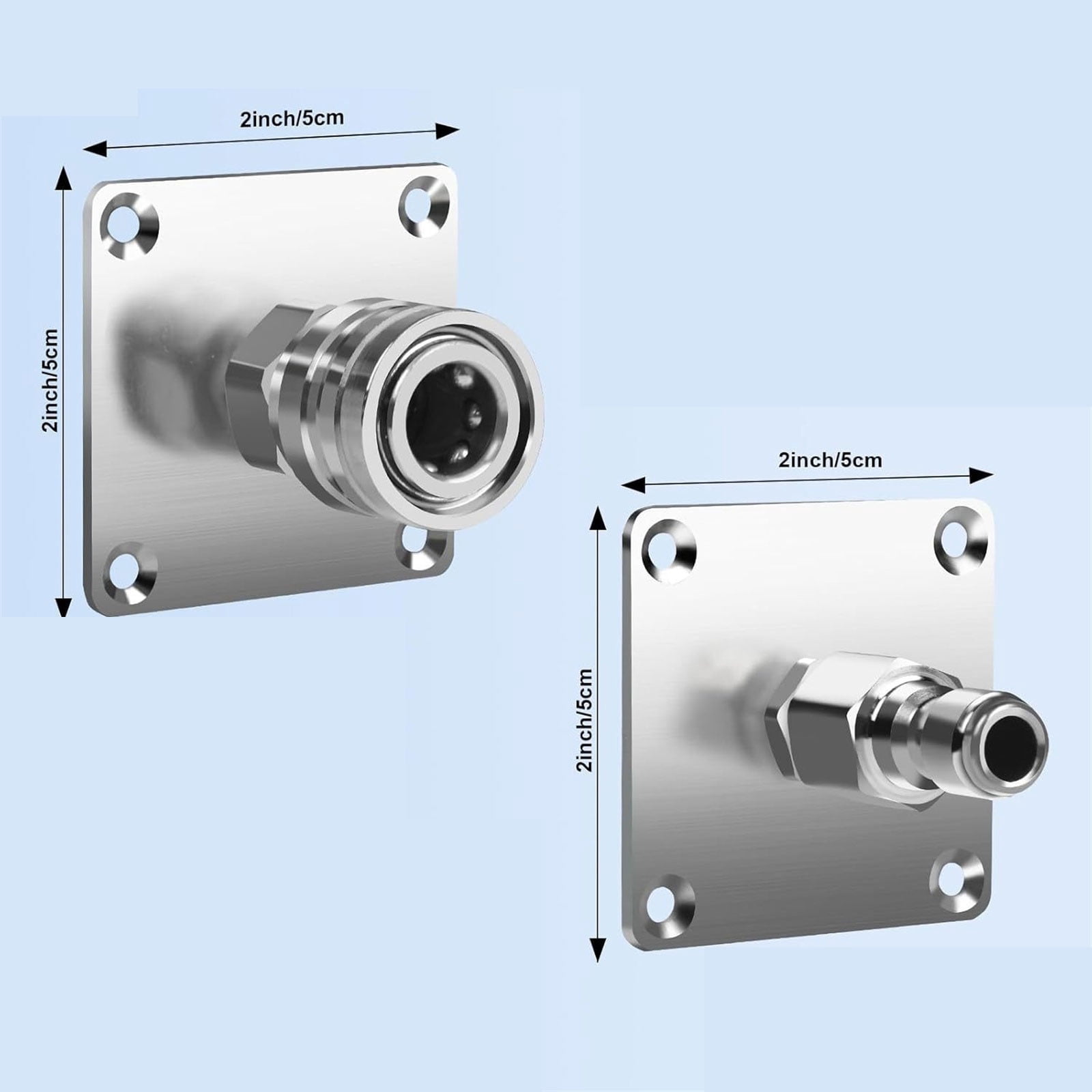 Sturdy Metal Wall Bracket for Pressure Washers Universals Mounting Systems with Quick Connection Interfaces