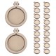 thumbnail image 5 of Paquete de 20 Mini Aros Bordado, Cruzados Redondos Madera, Exhibición Círculo para Manualidades DIY, 5 of 5