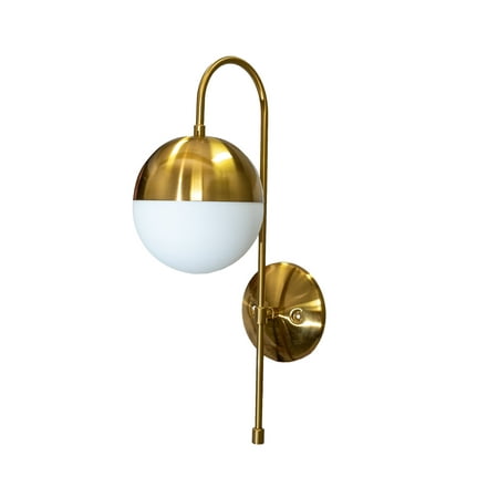 

Klara Sconce - Brass Metal Midcentury Modern Wall Sconce