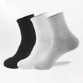 10Pcs/5Pair Unisex Socks Women Men Black White Gray Ankle Socks Female