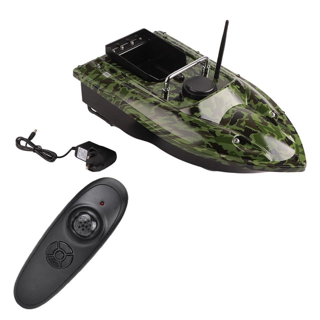 Señuelo de pesca inalámbrico, cebo, barco, buscador de peces con luz nocturna LED (Reino Unido)