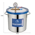 thumbnail image 3 of P PBAUTOS 3 Gallon Vacuum Chamber, Tempered Glass Lid Stainless Steel Degassing Chamber Perfect for Stabilizing Wood, Degassing Silicones, Epoxies and Essential Oils, 3 of 7