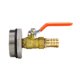 thumbnail image 1 of Adaptador de rosca externa para grifo de tambor de 2 pulgadas, grifo de latón de tipo recto, salida de 20 mm para 55 galones dorado, 1 of 5