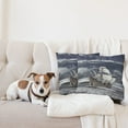 thumbnail image 4 of Ambesonne Grey Throw Pillow Cover 2 Pack, Caribbean Pirates Ship, 16", Blue Grey Pale Grey, 4 of 7