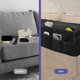 thumbnail image 3 of Armchair Caddy, Waterproof Sofa Armrest Organizer, Non Slip Recliner Organizer, Remote Holder for Recline, Recliner Caddy with Pockets Storage for TV Remote, Phone, Magazine (Black), 3 of 5