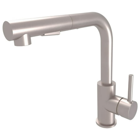 Olympia Faucets K-5085 I2v 1.5 GPM Single Hole Kitchen Faucet - Nickel
