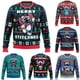 thumbnail image 2 of Sudadera de Navidad de punto de Anime de dibujos animados, regalo, jersey de Papá Noel, nueva moda Otoño Invierno 20224, ropa para hombres y mujeres, Tops, 2 of 4