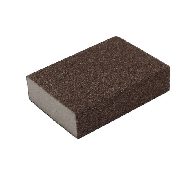 Bloque de esponja de lijado de pulido de 100mmx70mmx25mm, grano 180