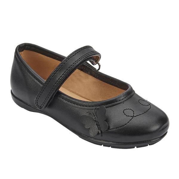 FLATS COLOR NEGRO CON BROCHE DE MARIPOSA Mundo Terra 018684