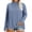 Light Blue, variant on Women's Plus Size Long Sleeve Mock Neck Base Tee Top Trim Casual Lightweight Inner Wear Soft Shirt