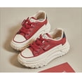 thumbnail image 3 of Summer Sneakers for Women,Sports Shoes Anti Slip with Thick Sole,Breathable Rise Stylish for Walking,Running,Shopping (Red), 3 of 9