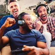 ONIKUMA Gaming Headset for Xbox One, PS4, Switch, PC - Surround Sound, Noise Reduction Game Earphone with Mic - Easy Volume Control - 3.5MM Jack for Smart Phone, Laptops, Computer(Black)