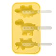 thumbnail image 4 of Wosthever Lindo dinosaurio hogar helado silicona moldes 3 ranuras antiadherente moldes de silicona de grado alimenticio Almacenamiento y organización del hogar No.2 Wosthever HA028405-02, 4 of 6