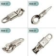 thumbnail image 2 of 10-pack Nickel Plated Quick Release Panic Snap with Fixed-Eye, Panic Snap Quick Release Paracord, Get Back Whips Industrial Grade for Get Back Whips, 2 of 7