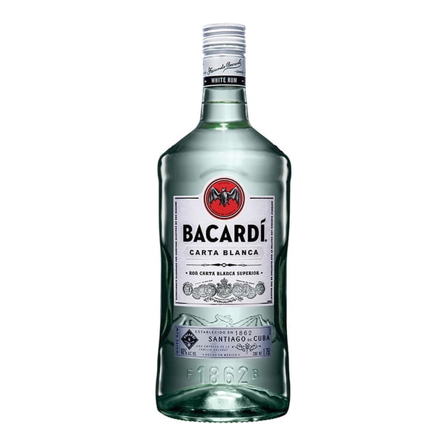 Paquete de 3 Ron Bacardí Carta Blanca 1.75 L