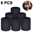 thumbnail image 1 of 6 Pcs Bracelets Anti-Transpiration pour Football Basketball, Course Sports Athlétiques, 1 of 9