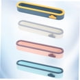 thumbnail image 4 of TEHAUX 4Pcs Wall-Mounted Slippers Rack Blue Abs Shoe Display Stand Home Decor, 4 of 8