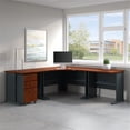 thumbnail image 3 of Series A Bureau d'Angle 84W x 84D avec Classeur Mobile en Cerisier, 3 of 10