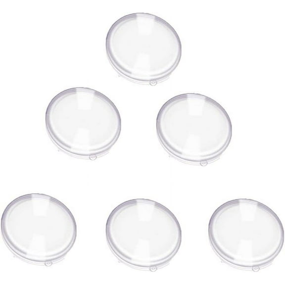 Fillable Clear Flat Ball Christmas Ornaments