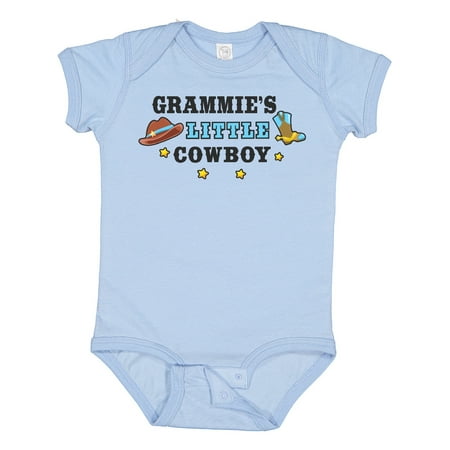 

Inktastic Grammies Little Cowboy with Cowboy Hat and Boots Gift Baby Boy Bodysuit