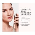 thumbnail image 2 of LUMINESS Silk Airbrush Spray Foundation & Primer Kit - Full Coverage Foundation, Anti-Aging Formula Hydrates & Moisturizes with Hyaluronic Acid, Aloe Vera & Hydrolyzed Silk (Shade - Rich Dark), 2 of 7