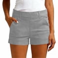 thumbnail image 6 of longantii Golf Shorts for Women Trendy Casual Summer Chino Shorts Stretchy Lightweight Outdoor Hiking Shorts with Pockets XL, 6 of 7