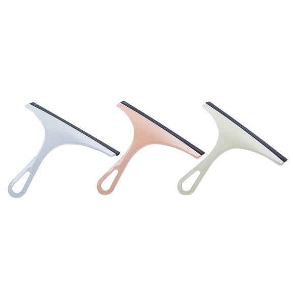 ACDANC 3Pcs Squeegee for Shower Glass,Shower Squeegee for Glass Doors,Small Squeegee for Car Windshield,Tile Shower Walls,Mirror,and Window Cleaning,Bathroom Squeegee,8.7 Inch,3 Colors