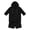 Black, variant on IWRICH Men's 2 Piece Linen Set Casual Long Sleeve Button down Hoodie Shirts and Shorts Sets Fashion Summer Beach Outfits White XL