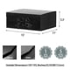 thumbnail image 3 of Cajas de regalo GoooodGift negras grandes con cintas de 33 x 28 x 13,5 cm, 3 of 7