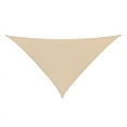 thumbnail image 2 of Coolaroo Premium Outdoor Sun Shade Sail with Hardware Kit 95% UV Block Protection for Backyard, Garden, Patio, 16'5" Triangle, Beech, 2 of 7