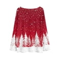 thumbnail image 2 of Horkkom Chandails de Noël pour Femmes Automne et Hiver Imprimé de Noël Manches Longues Col Rond Chandail m, 2 of 4