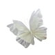 thumbnail image 5 of Mariposa artificial gigante de gasa, mariposa falsa, malla de exhibición, decoración de boda, pared Beige, 5 of 9
