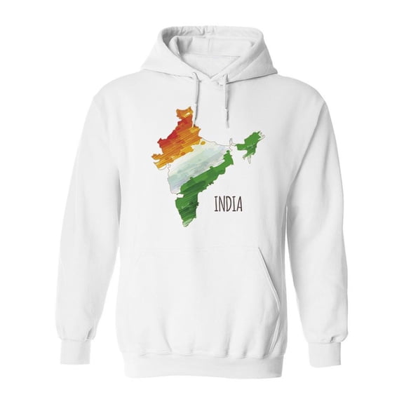 India Land Hoodie Men -Image by Shutterstock, Male 4X-Large
