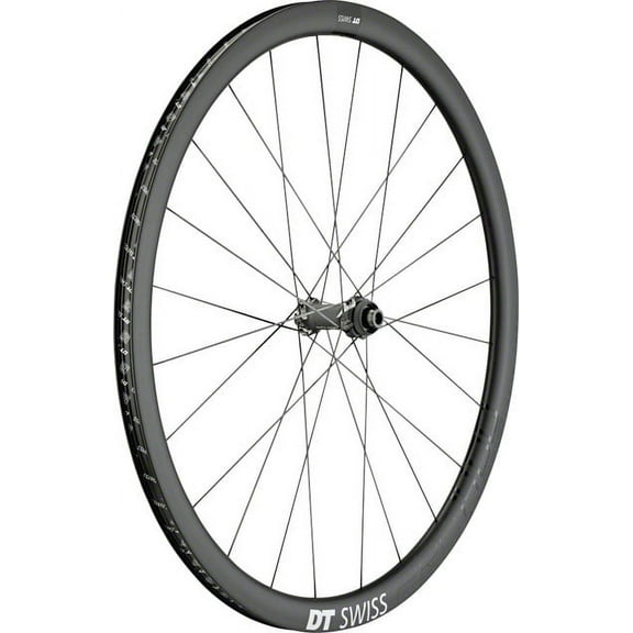 DT Swiss PRC 1400 Spline Front Wheel - 700, 12/15 x 100mm, 6-Bolt /Center-Lock, Black