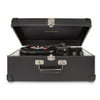 CR49 Portable Black Record Turntable