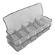 thumbnail image 3 of Bolsa de almacenamiento no tejida gris de 2 piezas debajo de la cama Contenedor de ropa Caja de artículos varios Organizador plegable con ventana transparente, 3 of 4