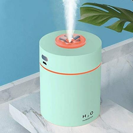 

Mini Humidifier 240ml Small Portable Humidifier for Home Bedroom Small Room Office Desk Travel Car Plant Ultra Quiet Humidifier Auto Shut-off Cool Mist Green