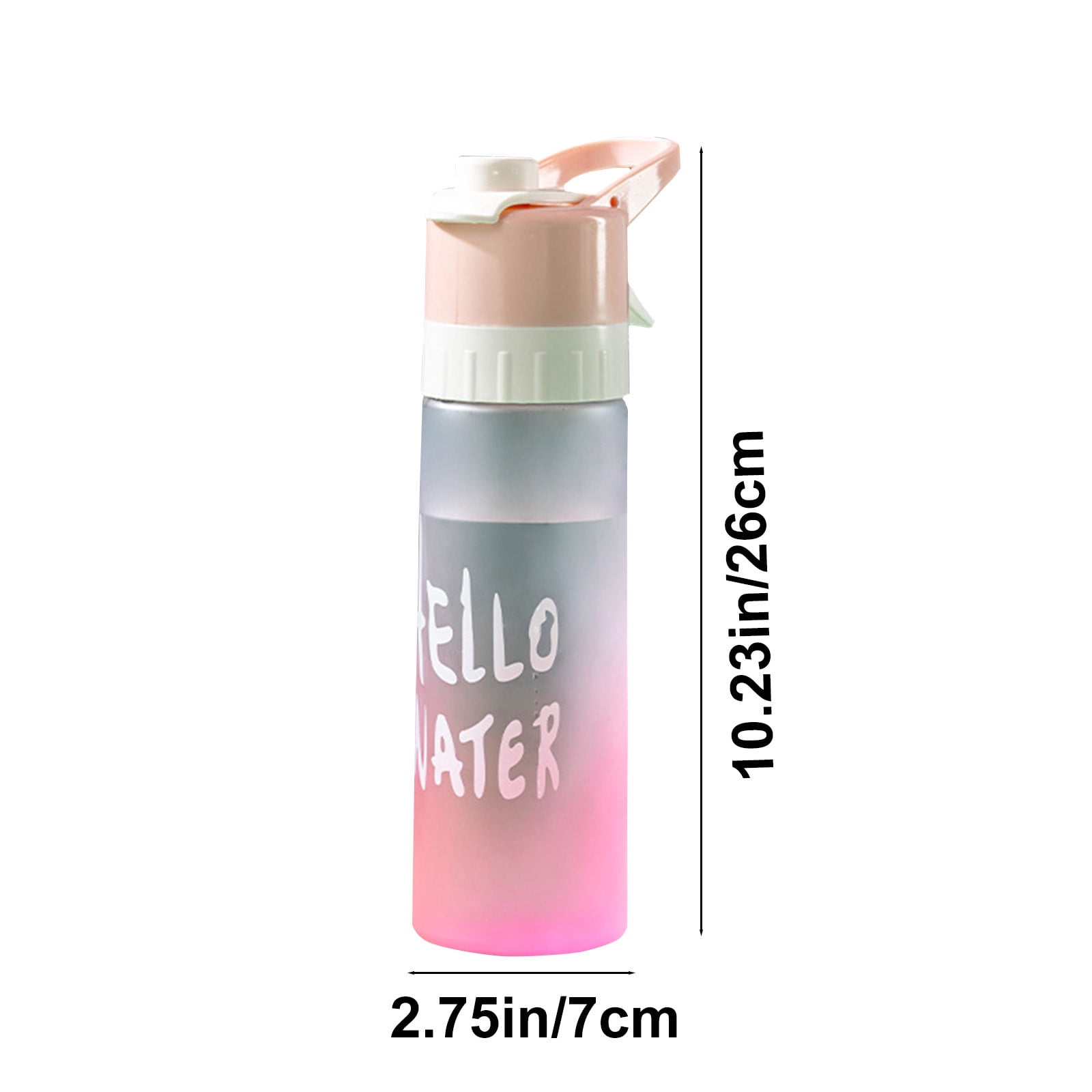 Zxsyw Large Capacity Spray Water Bottle - Food Grade Material