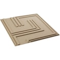 thumbnail image 6 of Ekena Millwork 19 5/8"W x 19 5/8"H Geometric EnduraWall Decorative 3D Wall Panel, UltraCover Satin Smokey Beige (Covers 2.67 Sq. Ft.), 6 of 6