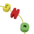 thumbnail image 2 of 51Pcs Alphabet Lacing Beads with Strings Hand Eye Coordination Glossy Surface Light Lacing Letters for Kids Parents, 2 of 3