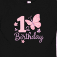 thumbnail image 4 of Inktastic 1st Birthday Pink Butterfly Boys Baby T-Shirt, 4 of 5